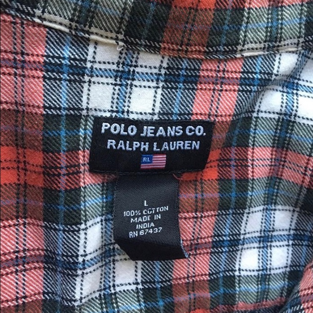 Vintage Ralph Lauren Plaid Flannel - Picture 5 of 5